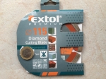 Kotúč rezný diamantový segmentový 115x22,2mm, suché rezanie, EXTOL PREMIUM