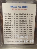 Sada CU mini 70 ks