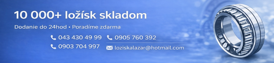 10000 ložisk skladom, rychle dodanie do 24 hod, poradíme zdarma